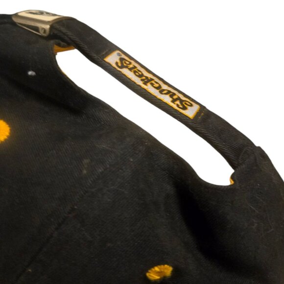 Wichita State Shockers Black Yellow Adjustable Baseball Cap WSU USED - Picture 11 of 16